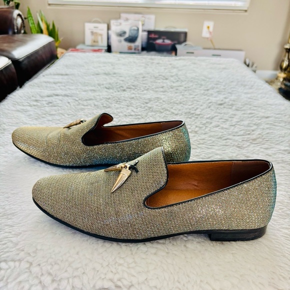 Steve Madden Metallic Silver Slide On/Loafers Men’s Shoes size 10M main image 11